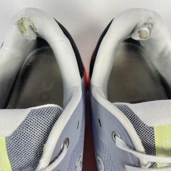 On Cloudflyer 4 Running Shoes Mens 12 Gray Orange Fossil Flame Road - Picture 10 of 11